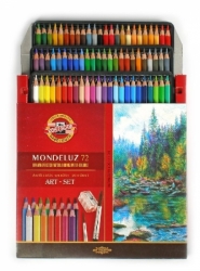 Akvarelové pastelky Koh-i-noor MONDELUZ 72 ks PAPÍR