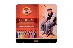 Akvarelové pastelky Koh-i-noor MONDELUZ 24 ks PLECH 