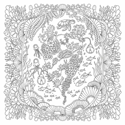 Mondes magiques (Magical worlds) - Johanna Basford - francouzské vydání 