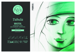 MUSA Tabula - BRISTOL - skicák pro tužky a tuhy - (240 g/m2, 20 listů) - A4
