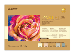 MUNGYO Pastel paper pad - skicák na pastel (160 g/m2) - SOFT TONES - 2 rozměry