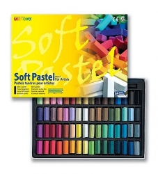 Mungyo Soft Pastel for artists - měkké mini křídy - 64 ks