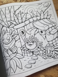 Mystery Island Coloring Book