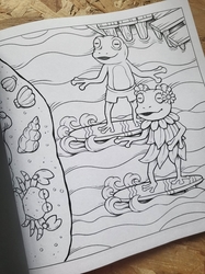 Mystery Island Coloring Book