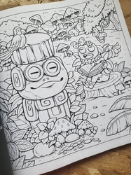 Mystery Island Coloring Book