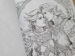 Mystical Lovers - Adult Coloring Book