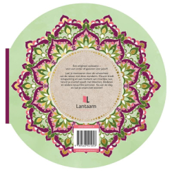 Nature & flowers mandala - Creatief kleuren - mandaly v kulaté knize - ZELENÉ