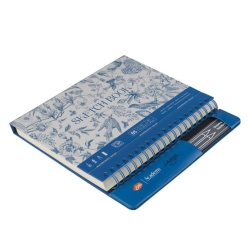 Nevskaya Palitra Academy LADOGA - sketch book - skládací skicák 160 g/m2 - BLUE