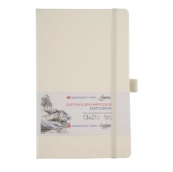 Nevskaya Palitra Academy LADOGA - sketchbook - skicák v pevné vazbě 140 g/m2 - BÍLÁ - 5 rozměrů