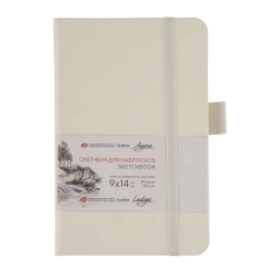 Nevskaya Palitra Academy LADOGA - sketchbook - skicák v pevné vazbě 140 g/m2 - BÍLÁ - 5 rozměrů