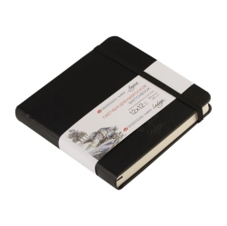 Nevskaya Palitra Academy LADOGA - sketchbook - skicák v pevné vazbě 140 g/m2 - ČERNÁ - 5 rozměrů