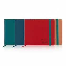 Nevskaya Palitra Academy LADOGA - watercolour book - skicák v pevné vazbě 300 g/m2 - A6 LANDSCAPE - 4 barvy