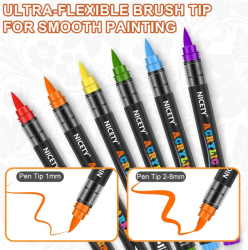 NICETY Acrylic Paint Markers - sada 180 ks