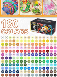 NICETY Acrylic Paint Markers - sada 180 ks