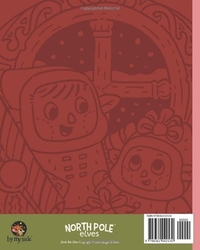 North Pole Elves: A Christmas Coloring Book 