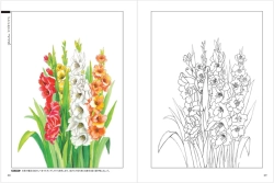 Nostalgic Seasonal Flowers - Coloring Book (Květy a rostliny každého ročního období) - JAPONSKO