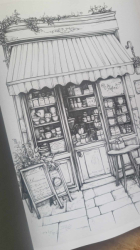 Nostalgische Schaufenster Malbuch -  Florek Malbücher