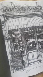 Nostalgische Schaufenster Malbuch -  Florek Malbücher