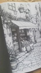 Nostalgische Schaufenster Malbuch -  Florek Malbücher