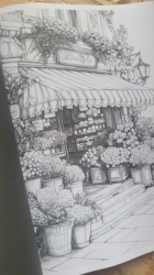 Nostalgische Schaufenster Malbuch -  Florek Malbücher