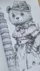 Nostalgische Teddys II: Malbuch für Kinder und Erwachsene
