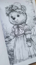 Nostalgische Teddys II: Malbuch für Kinder und Erwachsene