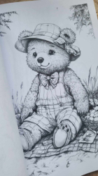Nostalgische Teddys II: Malbuch für Kinder und Erwachsene