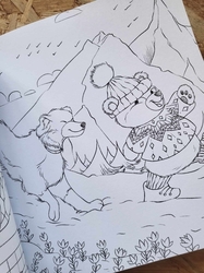 Nounours thérapie coloring book 