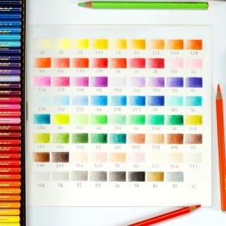 Ohuhu Halawa  Color pencils - umělecké pastelky v kovové krabičce - 72 kusů 