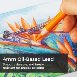 Ohuhu Halawa  Color pencils - umělecké pastelky v kovové krabičce - 72 kusů 
