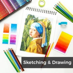 Ohuhu Halawa  Color pencils - umělecké pastelky v kovové krabičce - 72 kusů 