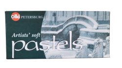 OLKI Petersburg - Artists´ Soft Pastels - měkké kulaté pastely - sada 16 ks - GRAFIKA č.17