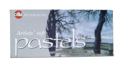 OLKI Petersburg - Artists´ Soft Pastels - měkké kulaté pastely - sada 16 ks - PODZIM