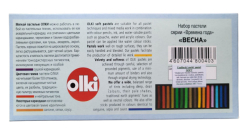 OLKI Petersburg - Artists´ Soft Pastels - měkké kulaté pastely - sada 16 ks - JARO