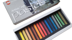 OLKI Petersburg - Artists´ Soft Pastels - měkké kulaté pastely - sada 16 ks - PODZIM