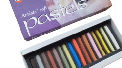 OLKI Petersburg - Artists´ Soft Pastels - měkké kulaté pastely - sada 16 ks - PORTRÉT č.21