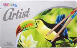 Colorino ARTIST umělecké pastelky Fine Arts - 36 ks - plechová krabička