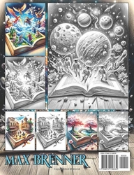Open Magic Book Vol.2 Adult Coloring Book- Max Brenner 
