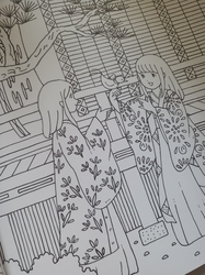 Open the door to IMAGINATION coloring book - Eriy - JAPONSKO