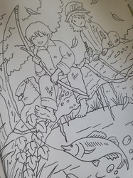 Open the door to IMAGINATION coloring book - Eriy - JAPONSKO