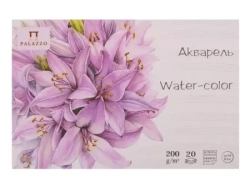 PALAZZO - Watercolor sketchbook - akvarelový papír - (200 g/m2, 100 x 150 mm) - LILIE