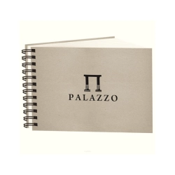 PALAZZO notepad - (160 g/m2, A5) - kroužková vazba - IVORY