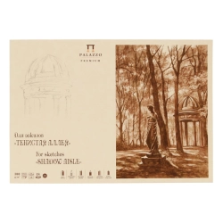PALAZZO Premium - sketchbook - béžový papír - (300 g/m2, A5) - SHADOW AISLE - béžová