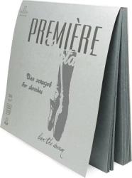 PALAZZO Premium - sketchbook - šedý papír - (300 g/m2, 21 x 21 cm) - PREMIERE - ŠEDÁ