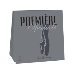 PALAZZO Premium - sketchbook - šedý papír - (300 g/m2, 21 x 21 cm) - PREMIERE - ŠEDÁ