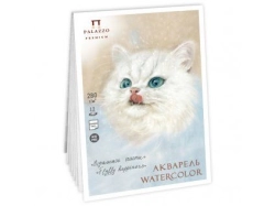 PALAZZO Premium - Watercolor eggshell - akvarelový papír skořápka - (280 g/m2, 13,5 x 20 cm) - FLUFFY HAPPINESS