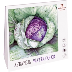PALAZZO Premium - Watercolor sketchbook - akvarelový papír - (350 g/m2, 23,5 x 23,5 cm) - ZAHRADA