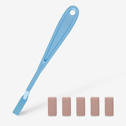 PanPastel Knife & covers Nr.2 - aplikátor s houbičkami  - 6 ks - HRANATÝ