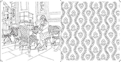 Parisian street style coloring book