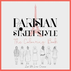 Parisian street style coloring book
